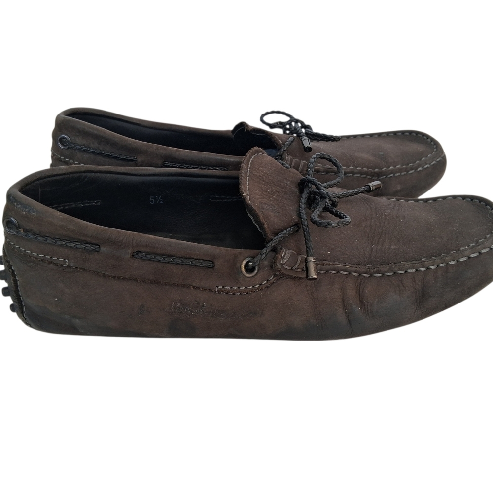 Tod's Men's Driving Loafers Mocassins Size US 7 Brown - Picture 2 of 9